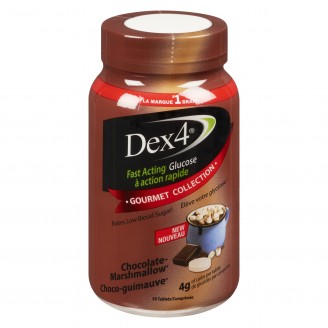 Dex4 Fast Acting Glucose Chocolate Marshmallow, 50 Chewable Tablets